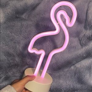 Pink Neon Flamingo Light 🦩